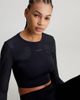 Calvin Klein - Áo tay dài thể thao nữ Long Sleeve Cropped Gym Top