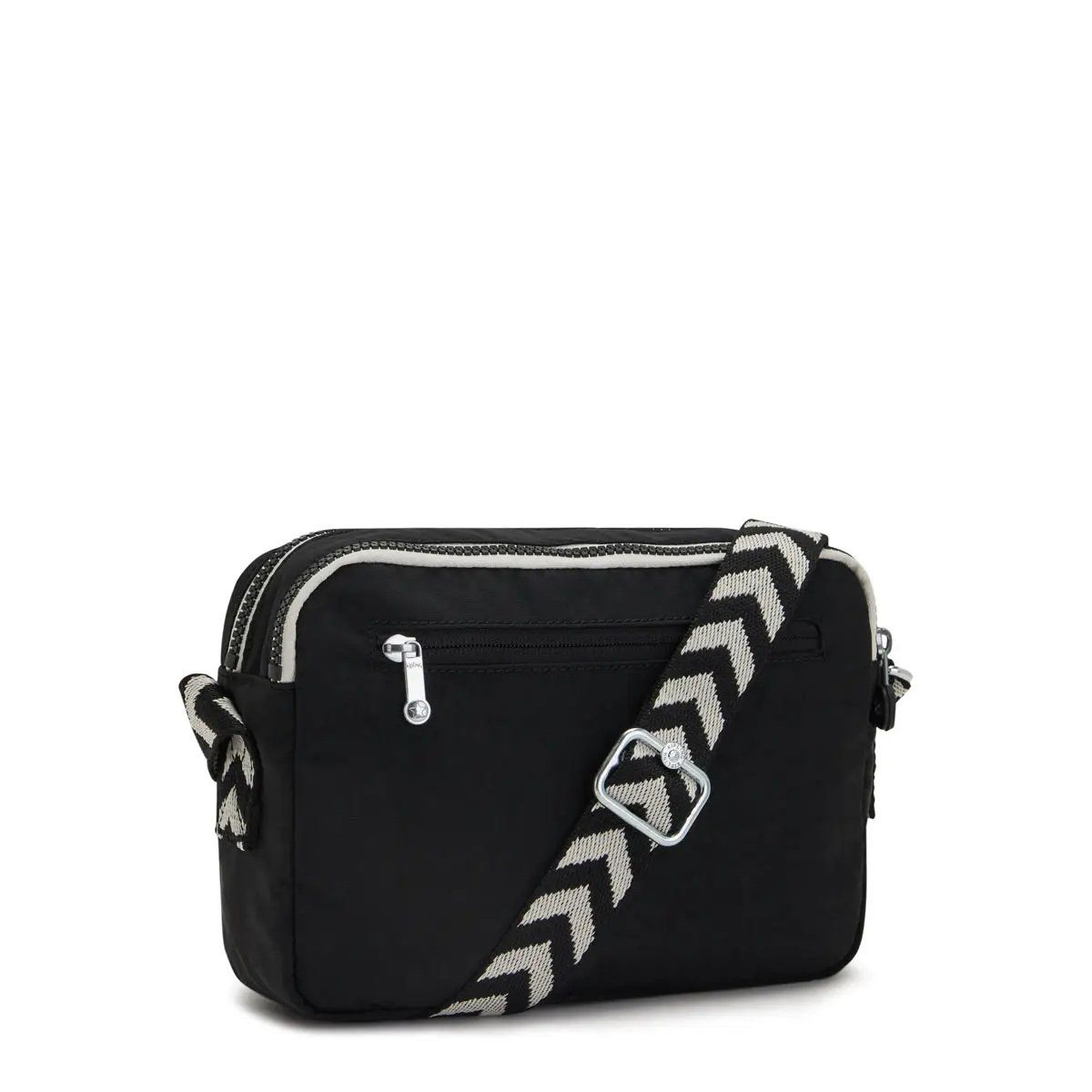 Kipling - Túi đeo chéo Abanu Midi Black Chevron
