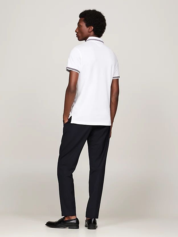 Tommy Hilfiger - Áo polo tay ngắn nam Tipped Slim Fit Polo