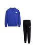 Nike - Bộ quần áo thời trang Bé Trai Fleece Boy's Tracksuit Set Royal