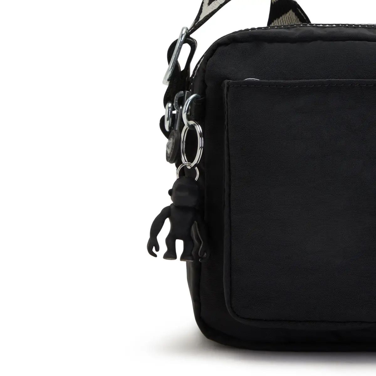 Kipling - Túi đeo chéo Abanu Midi Black Chevron