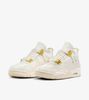 Nike - Giày thời trang thể thao Nữ Women's Air Jordan 4 White & Gold