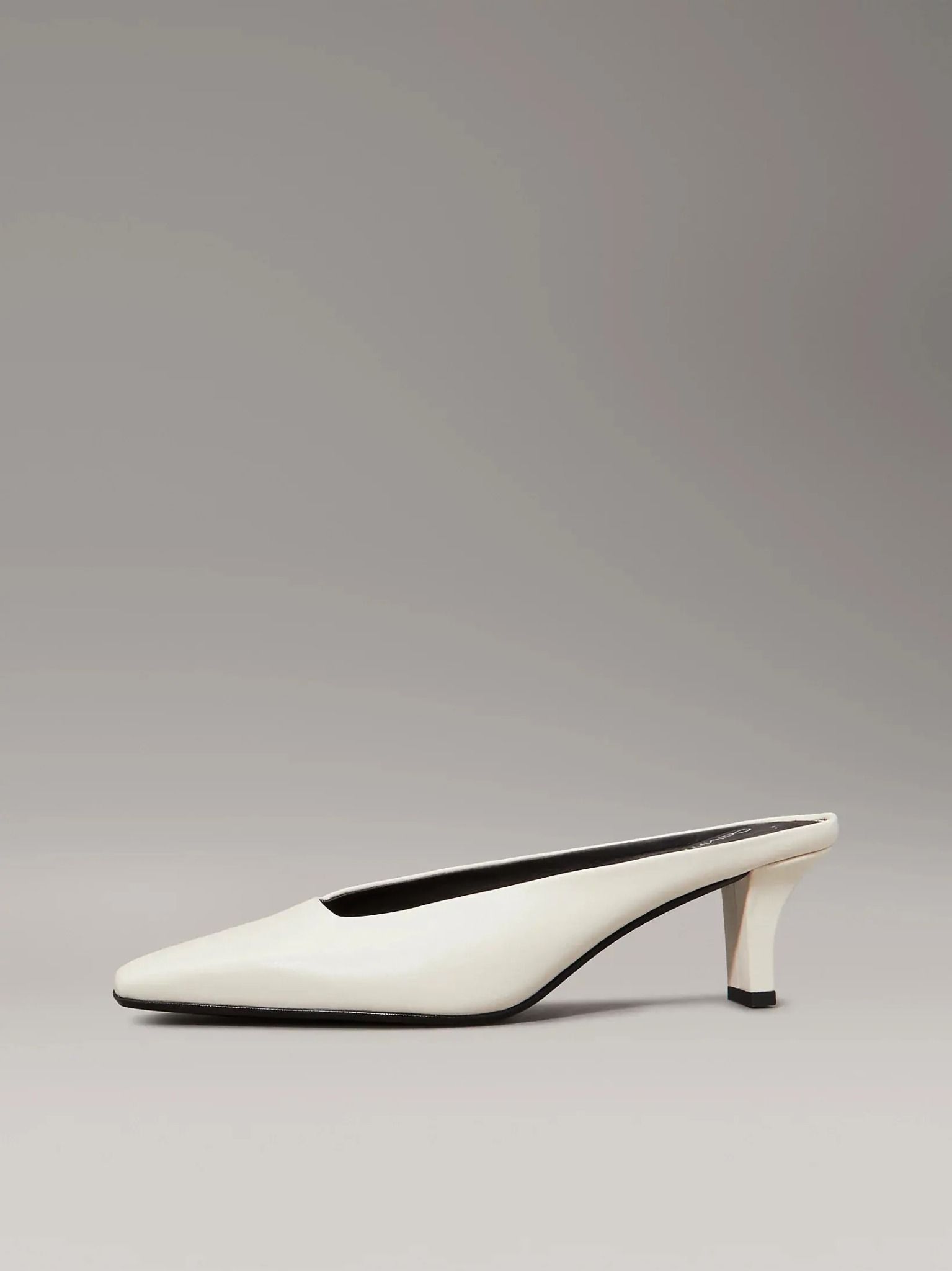 Calvin Klein - Giày cao gót CK nữ Heel Mule Leather Pump 50