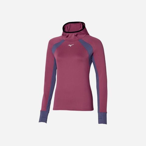 Mizuno - Áo tay dài nữ Warmalite Hooded Running