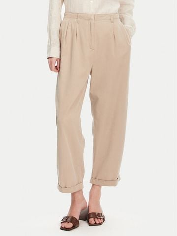 Tommy Hilfiger - Quần dài nữ Cotton Blend Relxd Straight Pull On Chino