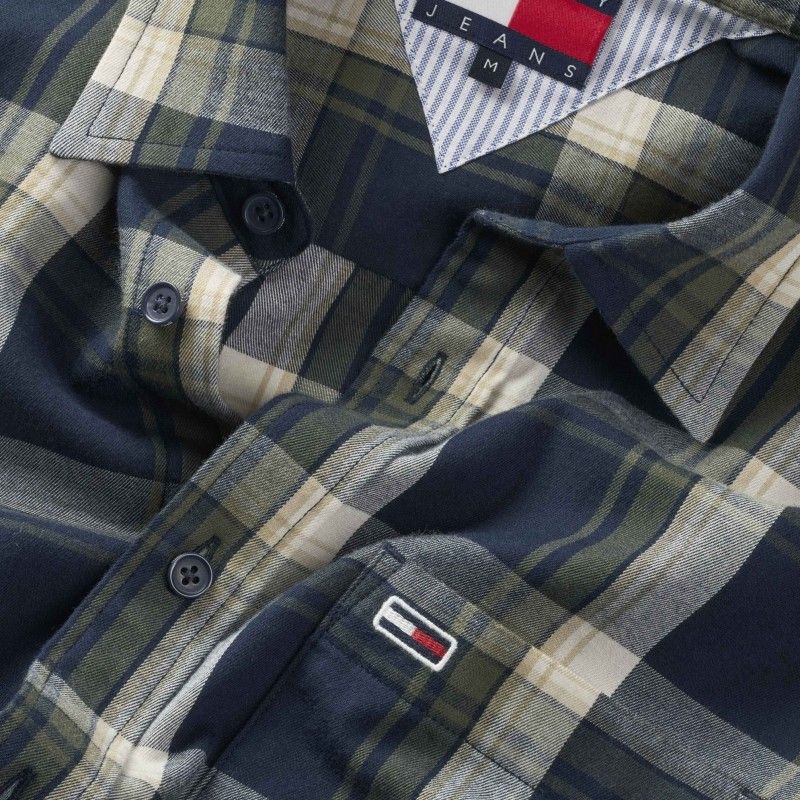 Tommy Hilfiger - Áo sơ mi tay dài nam Regular Check Flannel Shirt