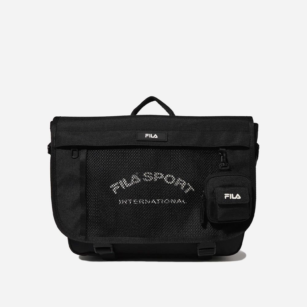 Fila - Túi đeo chéo nam nữ Signature Small Messenger Bag Lifestyle