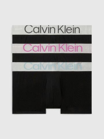 Calvin Klein - Bộ 3 quần lót nam Steel Micro 3 Pack Low Rise Trunks