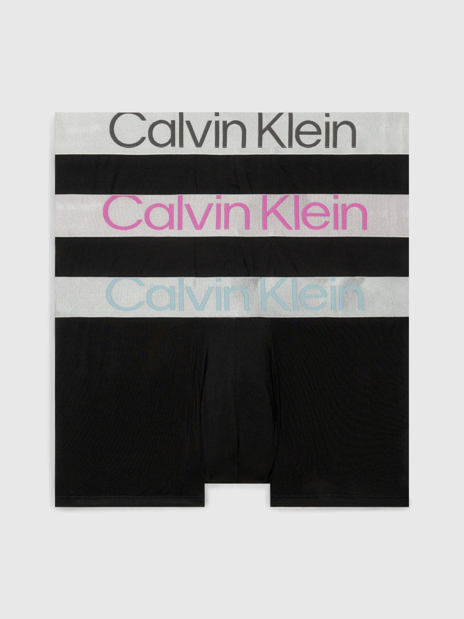 Calvin Klein - Bộ 3 quần lót nam Steel Micro 3 Pack Low Rise Trunks