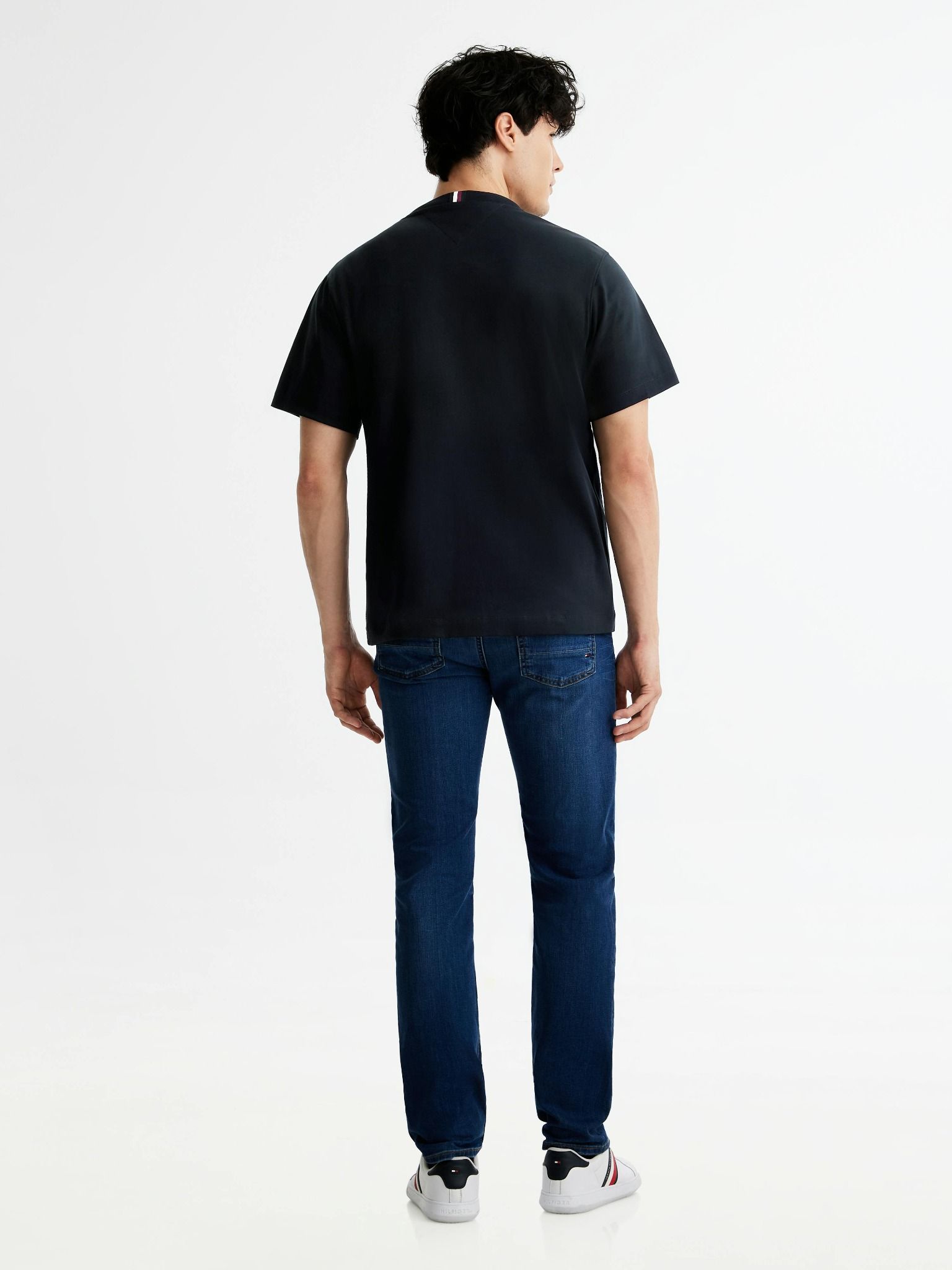 Tommy Hilfiger - Áo thun tay ngắn nam TH Interlock Logo Tee