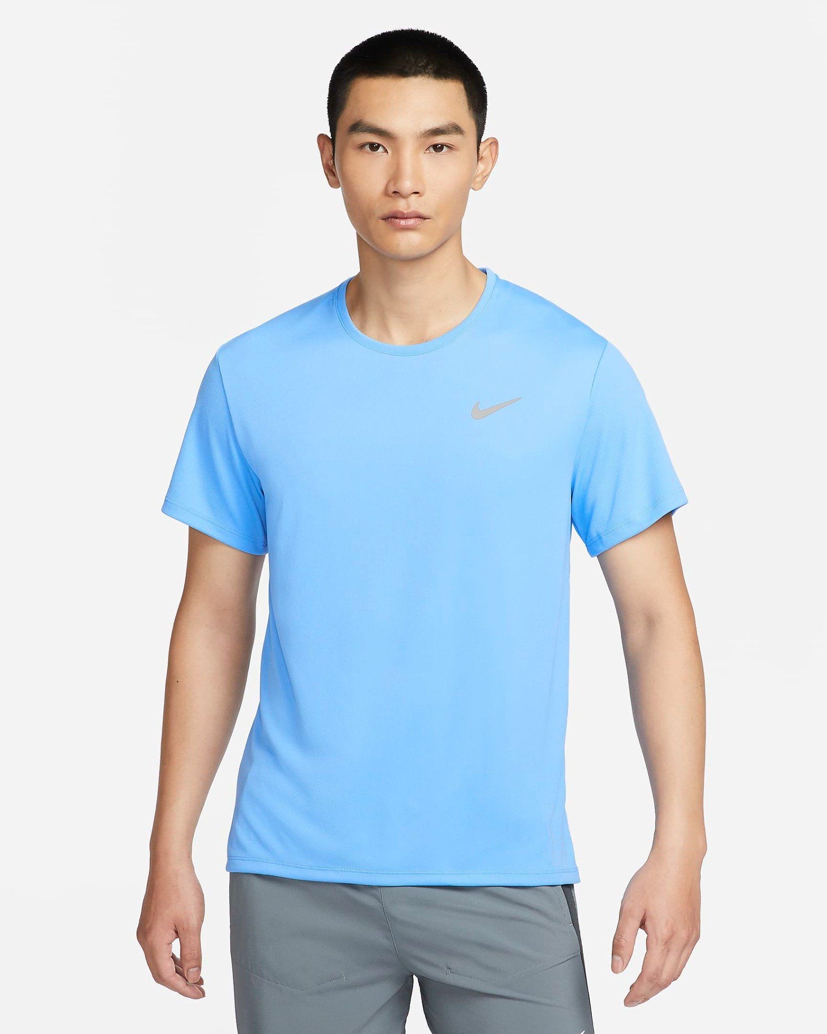 Nike - Áo tay ngắn thể thao Nam Dri-FIT UV Miler Men's Short-Sleeve Running Top