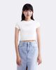 Calvin Klein - Áo tay ngắn CK nữ Diffused Logo Baby Tee