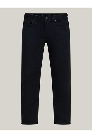 Tommy Hilfiger - Quần jeans dài nam Men's Slim Fit Regular Waist Cotton Black Jeans - 3