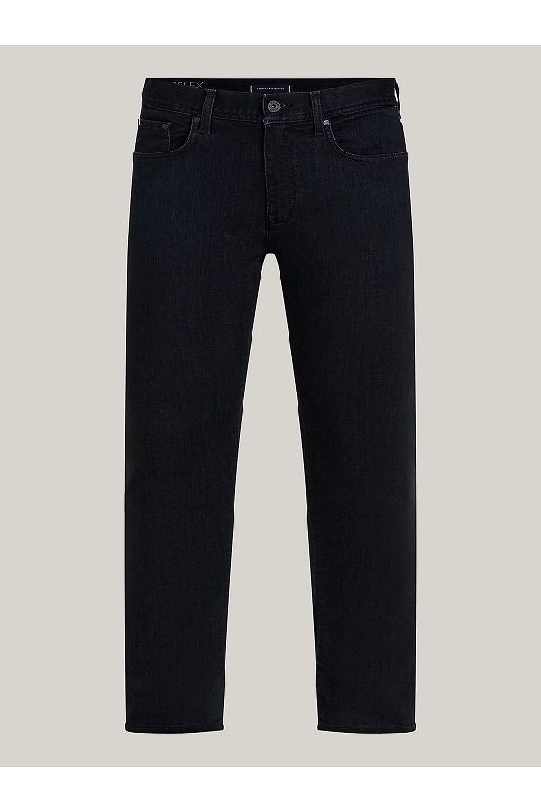 Tommy Hilfiger - Quần jeans dài nam Men's Slim Fit Regular Waist Cotton Black Jeans