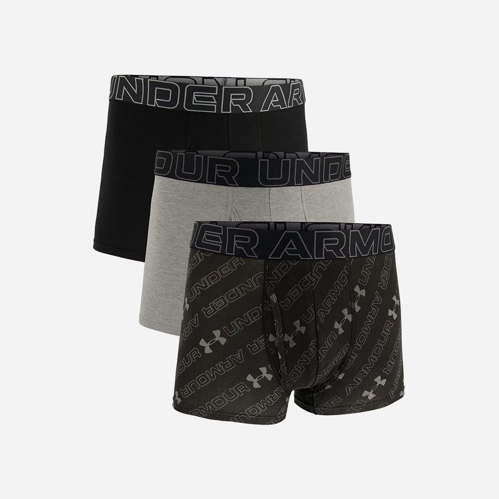 Under Armour - Bộ ba Quần lót nam Performance Cotton 3In Training Trunk