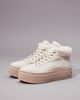 Calvin Klein - Giày CK nữ Leather Warm Winter Platform Trainers