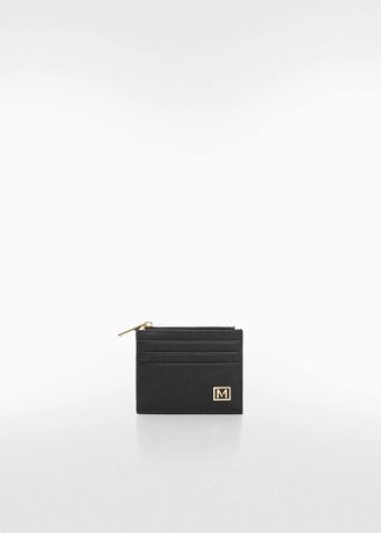 Mango - Bao danh thiếp nữ Saffiano-effect cardholder