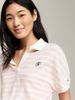 Tommy Hilfiger - Áo polo tay ngắn nữ Relaxed Lyocell Polo