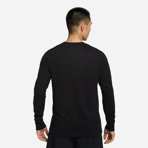 Nike - Áo thun tay dài tập luyện Nam Dri-Fit Tee Long Swoosh