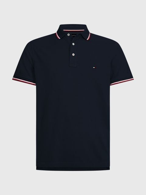 Tommy Hilfiger - Áo polo tay ngắn nam Core Tommy Tipped Slim Polo