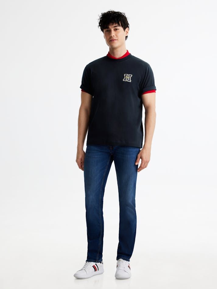 Tommy Hilfiger - Áo thun tay ngắn nam TH Interlock Logo Tee