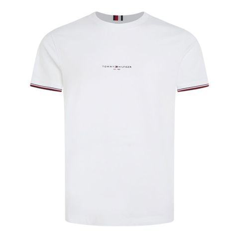 Tommy Hilfiger - Áo tay ngắn nam High Logo Tipped Tee - 4