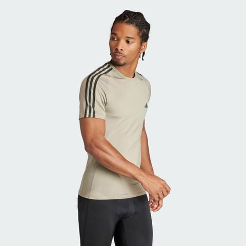 adidas - Áo tay ngắn Nam Techfit 3-Stripes Training Tee