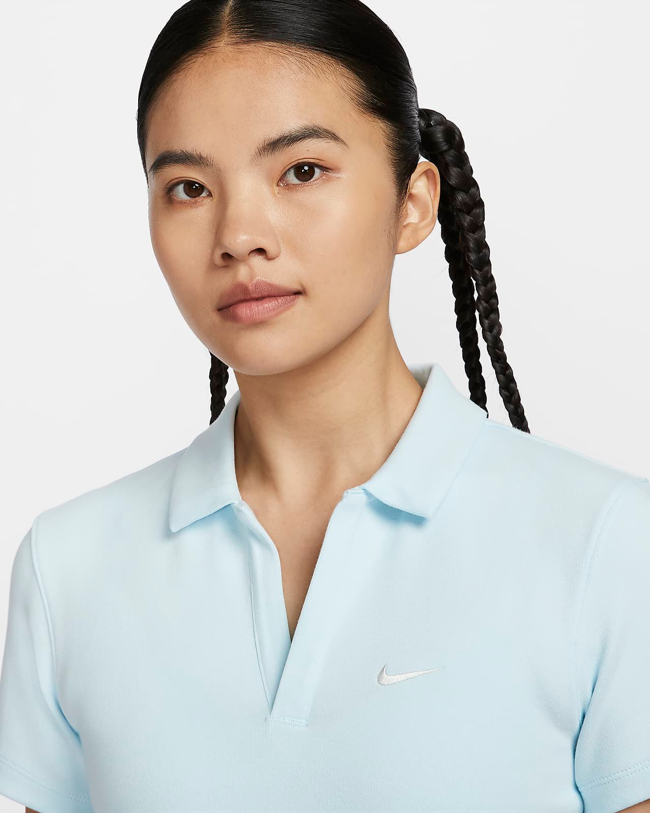 Nike - Áo polo thể thao Nữ Essential Women's Short-sleeve Polo Top