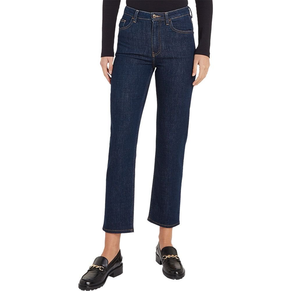 Tommy Hilfiger - Quần jeans nữ Blue Classic Straight Jeans