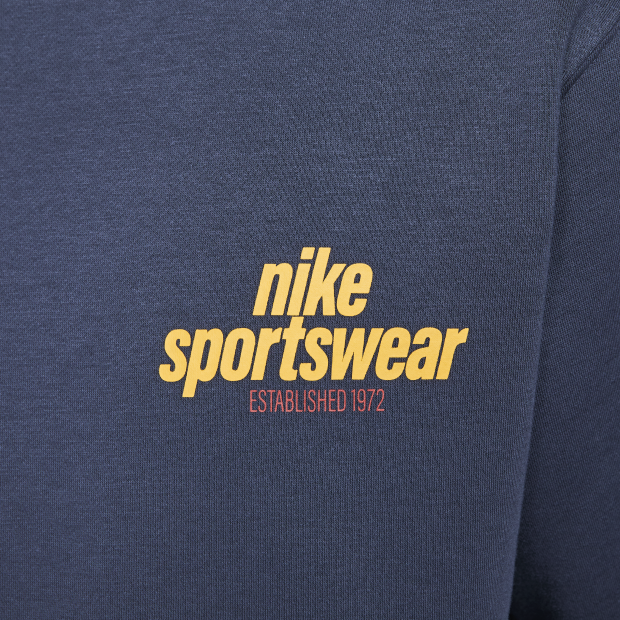 Nike - Áo nỉ tay dài thể thao Nam Club Men's Fleece Crew