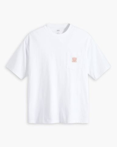 Levi's - Áo thun tay ngắn nam Workwear Tee - White