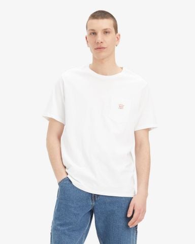 Levi's - Áo thun tay ngắn nam Workwear Tee - White