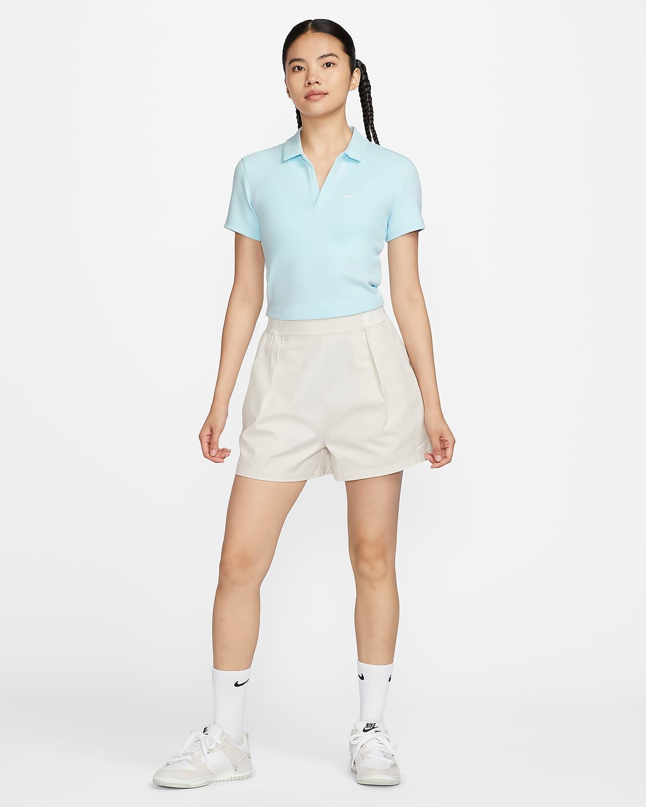 Nike - Áo polo thể thao Nữ Essential Women's Short-sleeve Polo Top