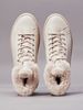 Calvin Klein - Giày CK nữ Leather Warm Winter Platform Trainers