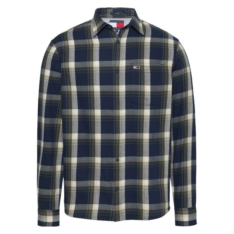 Tommy Hilfiger - Áo sơ mi tay dài nam Regular Check Flannel Shirt
