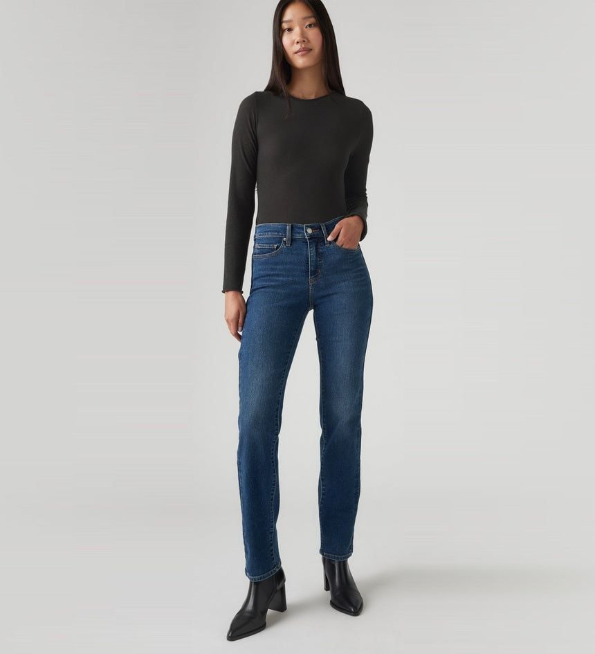 Levi's - Quần jeans dài ống đứng nữ Women's 314 Shaping Straight Pieced Jeans