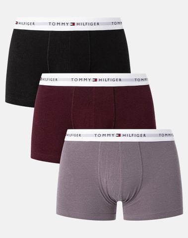 Tommy Hilfiger - Bộ 3 quần lót nam Boxerky Trunk Tommy Hilfiger Signature Cotton Essentials 3 pack