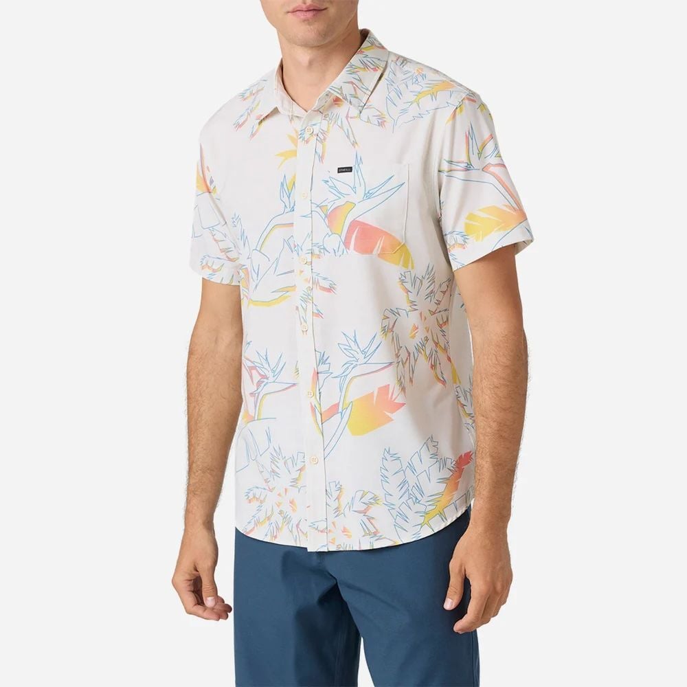 Oneill - Áo sơ mi tay ngắn thể thao nam Trvlr Upf Traverse Slub Short-Sleeve Lifestyle