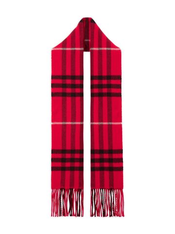 Burberry - Khăn choàng nam nữ check-print wool-cashmere scarf