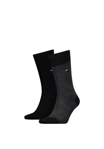 Tommy Hilfiger - Bộ 2 đôi vớ cổ cao nam TH Men's Sock 2P Birdseye