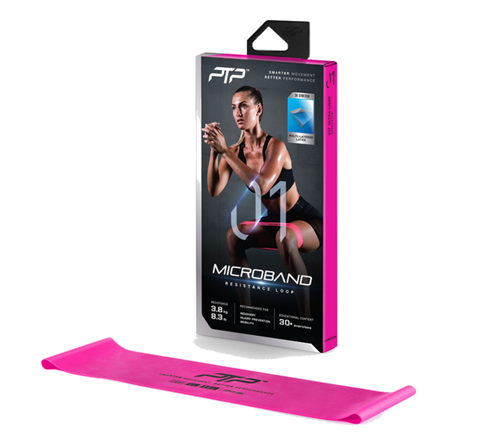 Ptp - Dụng cụ kháng lực tập gym nam nữ Microband Ultra Light Pink Training