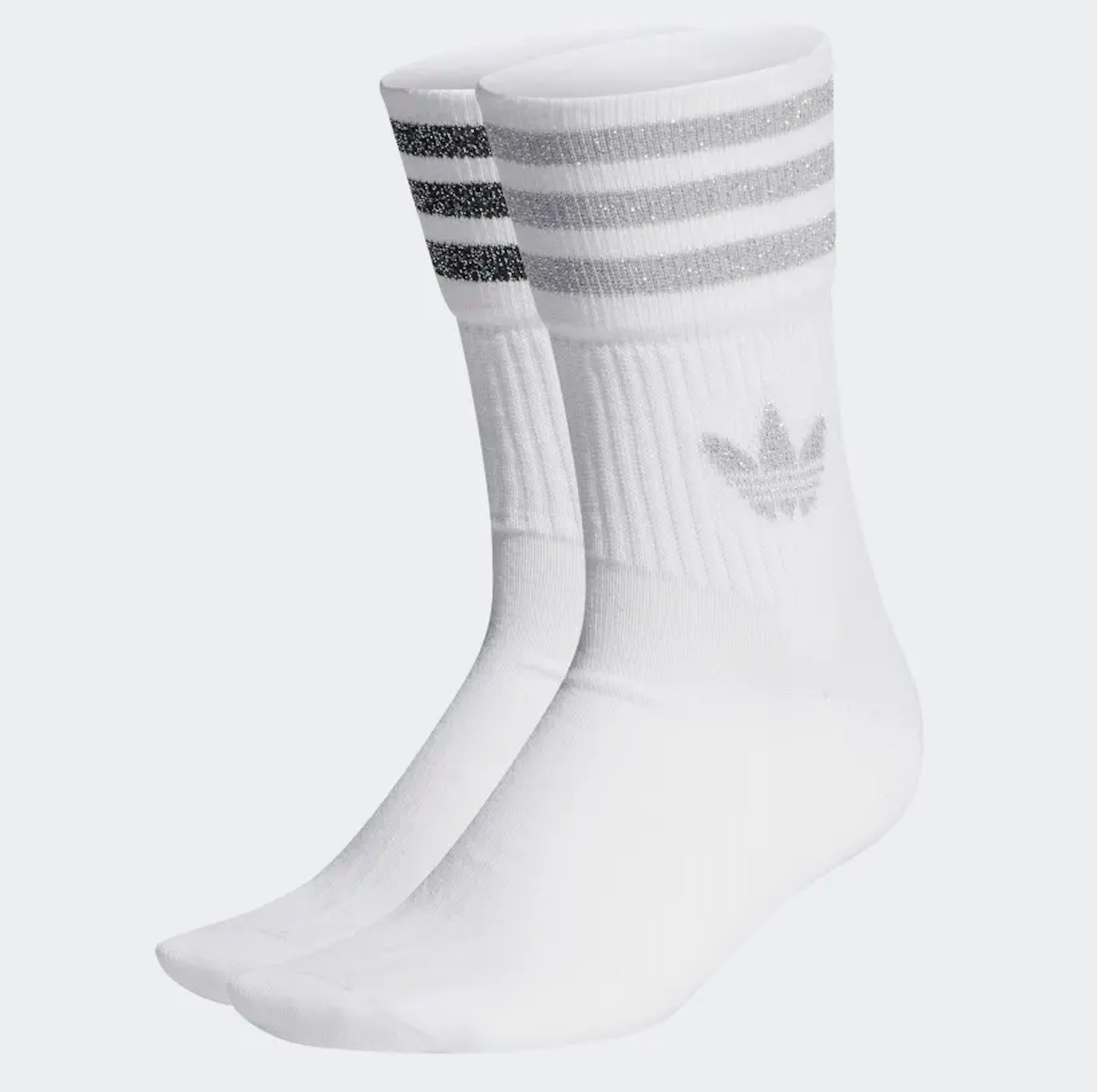 adidas - Vớ tất cổ cao Nữ Mid Cut Crew Socks