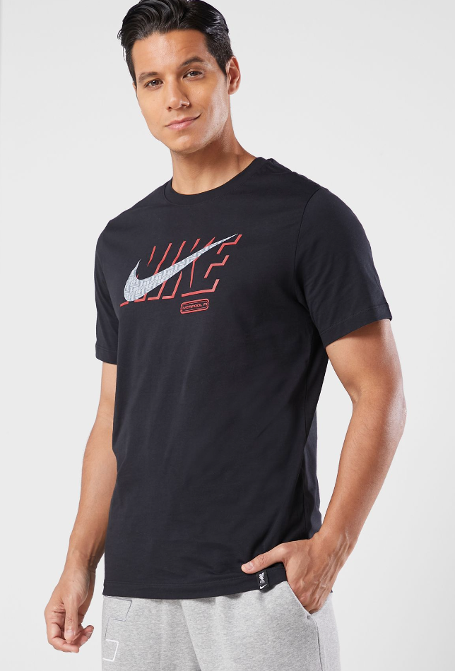 Nike - Áo đá banh Nam Liverpool Seasonal Swoosh T-Shirt