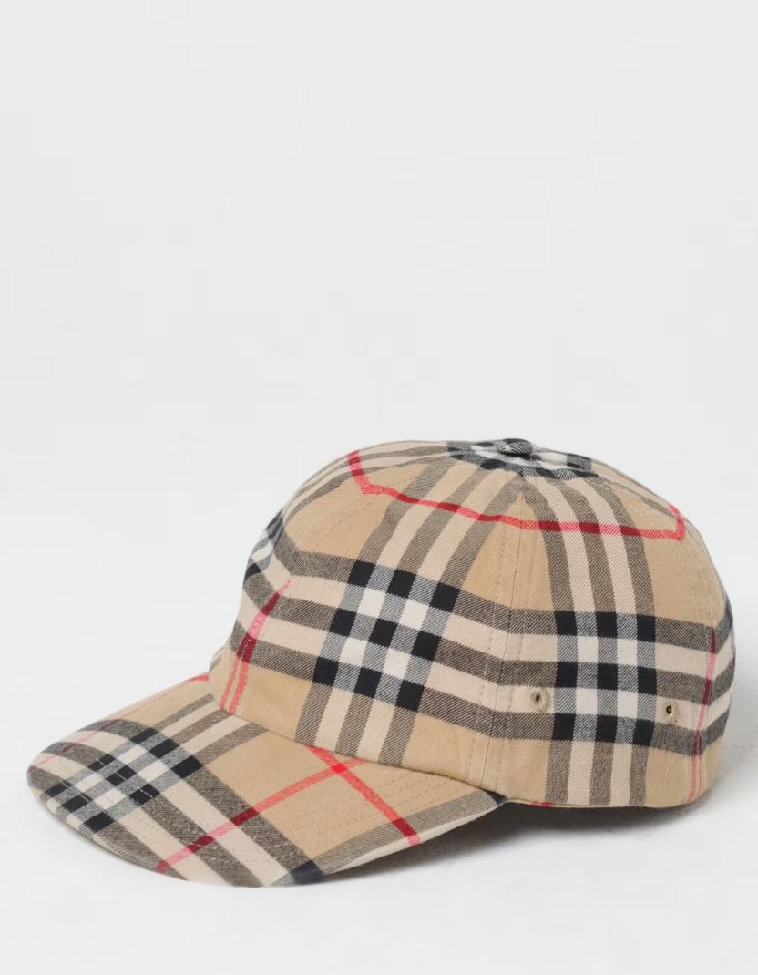 Burberry - Nón nam Hat In Cotton with Burberry Check Print