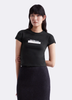 Calvin Klein - Áo tay ngắn CK nữ Diffused Box Fitted Tee