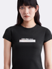 Calvin Klein - Áo tay ngắn nữ Diffused Box Fitted Tee