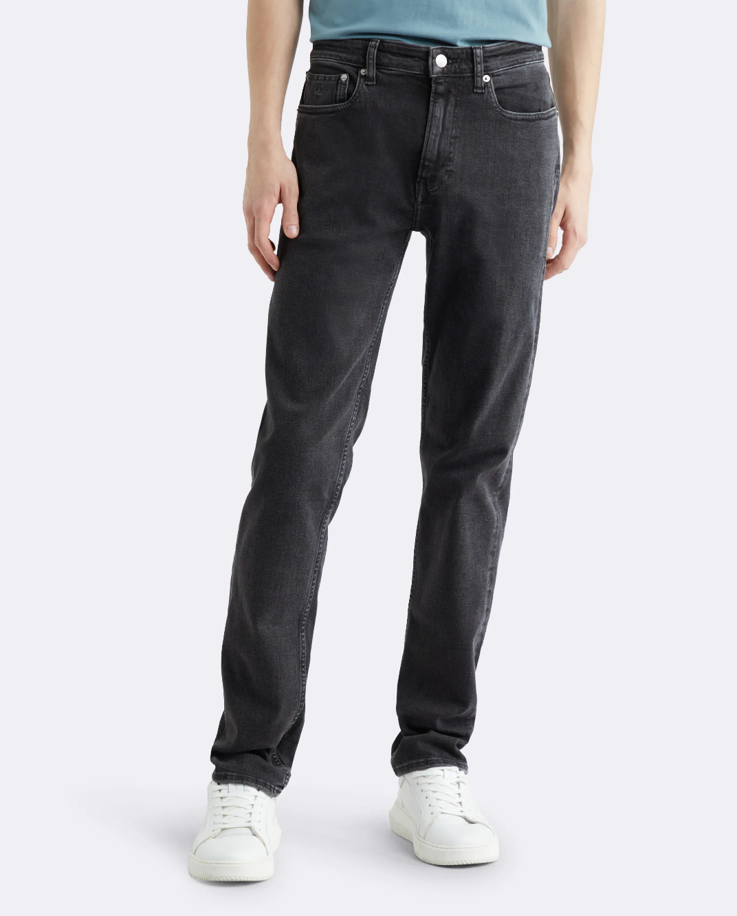 Calvin Klein - Quần jeans nam Premium Slim Straight Crop Jeans