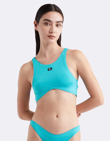 Calvin Klein - Áo bơi nữ Crop Swim Fit Top