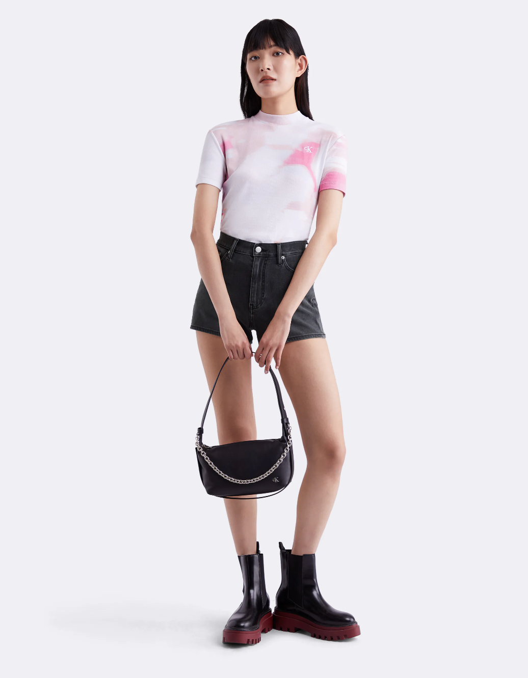 Calvin Klein - Quần jeans ngắn CK nữ Premium High-rise Short