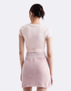 Calvin Klein - Áo tay ngắn nữ Premium Cross Front Tee